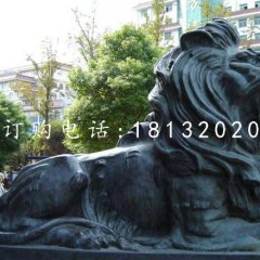 獅子銅雕，鑄銅獅子雕塑