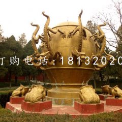 校園景觀銅雕，地動儀銅雕