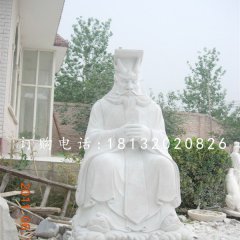 漢白玉龍王石雕，龍王廟神像石雕