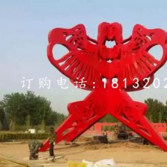 不銹鋼公園雕塑，不銹鋼風箏雕塑