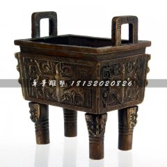 銅鼎，四腳銅鼎，廣場銅鼎