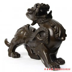 貔貅銅雕，神獸銅雕
