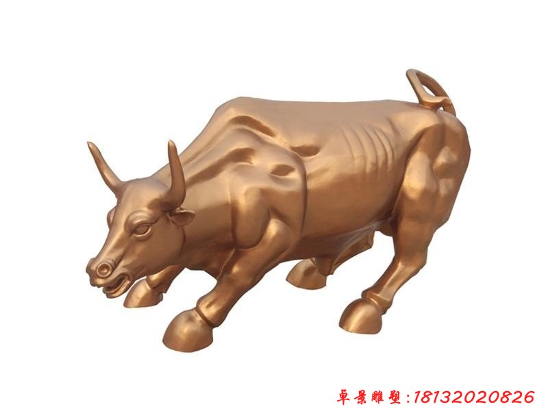 銅牛雕塑，廣場華爾街牛