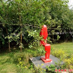 不銹鋼抽象人物，公園人物雕塑