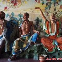玻璃鋼十八羅漢，玻璃鋼佛像雕塑