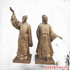 詩仙李白雕塑，玻璃鋼人物雕塑