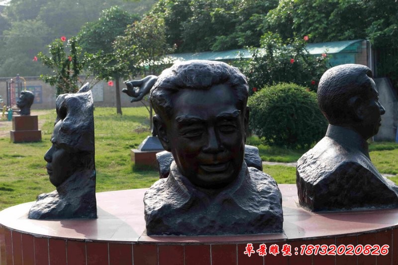 周總理頭像銅雕，偉人銅雕
